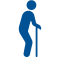 icon-cane man with cane icon