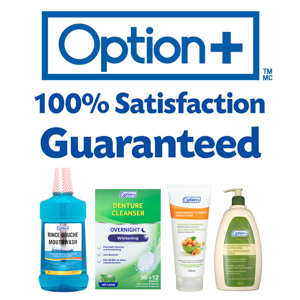Option+ 100% Satisfaction Guaranteed