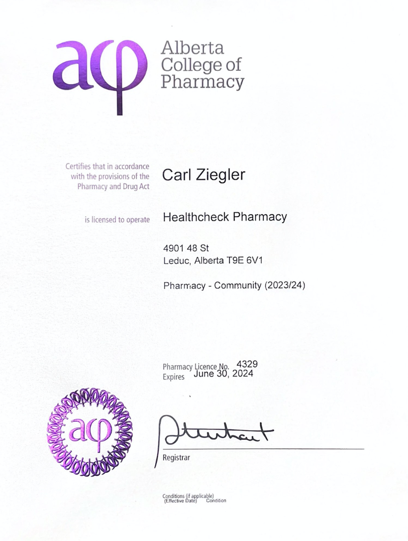 Healthcheck Pharmacy PharmaChoice