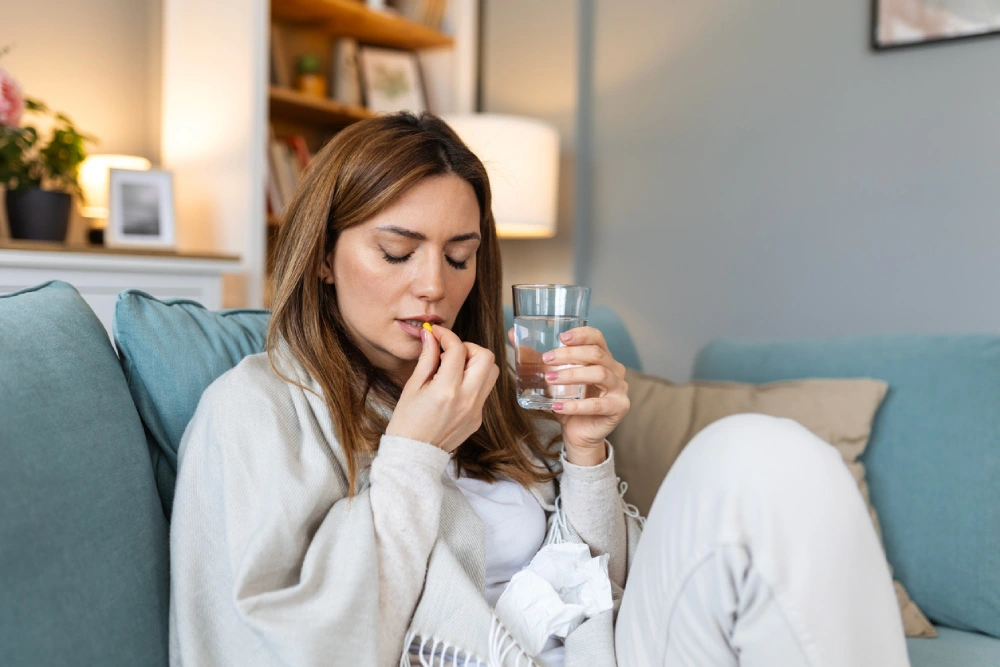 Talk to your pharmacist to learn about how anti-nausea medications can ease stomach flu symptoms.